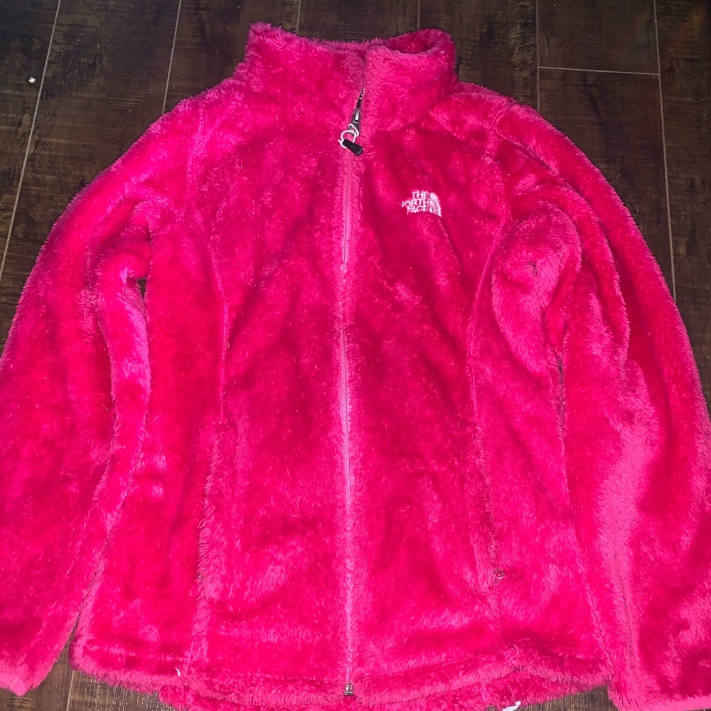 Pink North face jacket